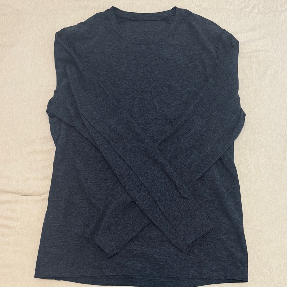 lululemon athletica Dark Gray Long Sleeve Tee